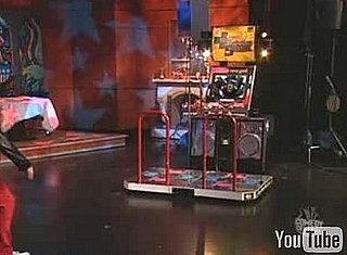 Stephen Colbert in a Dance Dance Revolution Dance-Off! 